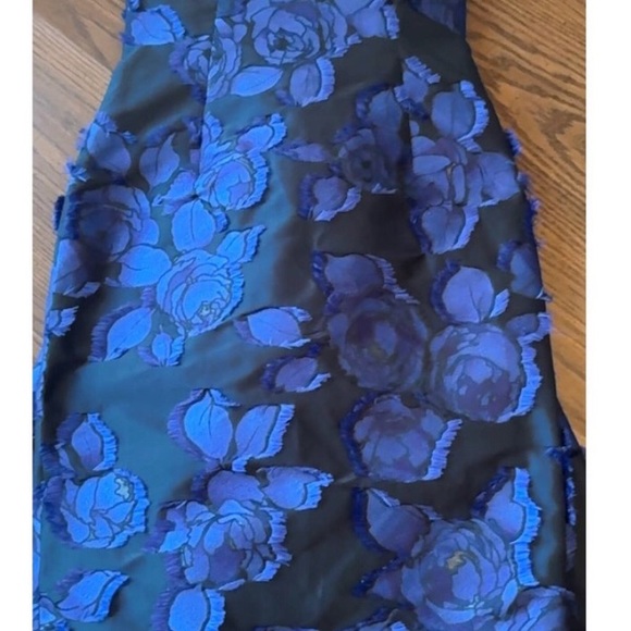 Lela Rose Off-the-Shoulder Floral Brocade Dress size 10, true to size 6 - Picture 5 of 11